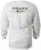 Drake Waterfowl Long Sleeve Shirt With Logo White Small Md: DW17212