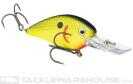 Strike King KVD Deep Squarebill Black Back Chartreuse