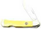 Sarge 1BLD Yellow Handle LCK Bk 3"