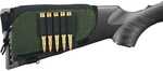 Allen Adjustable Buttstock Shell Holder Green and Black with Pocket  