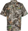 Habit Hatcher Pass Camo Guide Short Sleeve Shirt Realtree Edge 2X-Large 