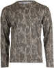 Habit Bear Cave Camo Tee Long Sleeve Mossy Oak New Bottomland Medium Model: Ts10006-014-m