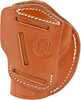 1791 Gunleather 4 Way IWB & OWB Holster Size 5 Classic Brown Right Hand 