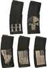A 5 pack of 30-round American themed AR-15 magazines from Black Rain Ordnance