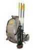 Horn Hunter Slingshot LR Pack w/MAQ Quiver This pack adjust to left or right handed.  12 seperate compartments. approx. 1500 cubic inches  Dual Belt connection for use over the right or Left shoulder.