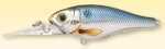 Koppers Shad Crank 5/16Oz 2In 5ft-7ft Silver/Blue Md#: S65M-201