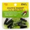 Leland Crappie Magnet Body 15Pk Black/Chartreuse Flash Md#: Cm15-BCF