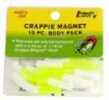 Leland Crappie Magnet Body 15Pk White/Chartreuse Md#: Cm15-Wc