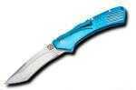 Klecker Knives & Tools "Slice" 3.4" Lock-back Folding Knife; Blue