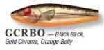 L&S Mirrolure She Pup 9/16Oz 3 1/2In Gold Chrome/Orange Belly Md#: 75Mr-GCRBO