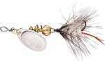 Mepps Wooly Worm Spin Flies 1/12Oz White W/Silver Blade Md#: B0W S-W