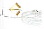 Buzzbait 1/4oz White / Gold Blade Model: Bb08fg14