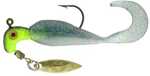 Vibe Runner lures have prism eyes, solid body plastic, offset curl tail and a brass hammered willow blade. The tail and the blade provide more vibration that fish love. Therefore, it induces more stri...