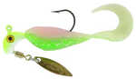 Vibe Runner lures have prism eyes, solid body plastic, offset curl tail and a brass hammered willow blade. The tail and the blade provide more vibration that fish love. Therefore, it induces more stri...