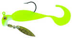 Vibe Runner lures have prism eyes, solid body plastic, offset curl tail and a brass hammered willow blade. The tail and the blade provide more vibration that fish love. Therefore, it induces more stri...