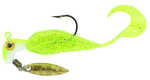 Vibe Runner lures have prism eyes, solid body plastic, offset curl tail and a brass hammered willow blade. The tail and the blade provide more vibration that fish love. Therefore, it induces more stri...