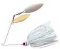 Booyah Double Willow Spinbait 1/2Oz Satin Silver Glimmer