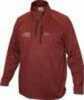 Drake 1/4 Zip Msu Maroon L/S Medium