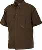 Drake Casual Shirt Olive Short Sleeve Size Xxl