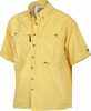 Drake Casual Shirt Yellow Short Sleeve Size M