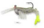 Egret Vudu Rattler Shrimp 3 1/2In 2Pk Clr Silver/Chart Model: E-VS35R-14-39