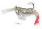 Egret Vudu Rattler Shrimp 3 1/2In 2Pk Clr Silv Flk/Pink Model: E-VS35R-14-45