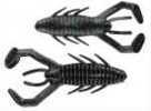 Gene Larew RattlIn Crawle 4 1/4In 6Bg W/Rattles Black/Blu