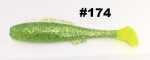 H&H Cocahoe Minnow Tails 3In 10Pk Green Latern