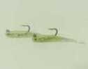 H&H Lure Glass Minnow Double Rig 1/8Oz Moon Glow