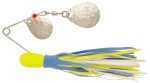 H&H Double Willow Spinner 3/8 6Pk Chart-Chartreuse/Blue/Whit