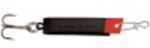 Luhr Jensen Super Duper Spoon 1-1/8In Shiny Black/Fire Head