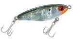 MirrOlure MirrOdine Suspending Twitchbait, 2-5/8" Green Back/Whit/Silver-Broken Glass Series Md: 17MR-18SBG