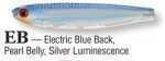 L&S Mirr-O-Glass SuspendIng 2-1/4In 3/16Oz Blue Bk/Prl/Sil