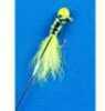 Slater's Double Trouble Jig #6 1/32Oz Chartreuse/Chart & Black/Ch