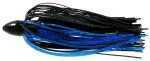 Strike King Slither Rig 1 1/4Oz Black-Blue Flake