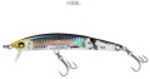 YOzuri Crystal 3D Jointed Minnow 3/4Oz 5-1/4In Holo Silver Black