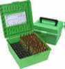 MTM Deluxe Ammo Box 100 Round Handle WSM WSSM Ultra Mag Green R-100-Mag-10