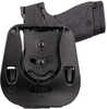 1791 Tactical Paddle Holster OWB Kydex S&W Shield Right Hand Matte Finish Black TAC-PDH-OWB-SHIELD-BLK-R