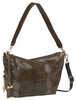 Bulldog Cases Hobo Purse with Holster Snake Print Brown Leather BDP-074