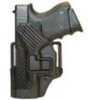 Blackhawk CQC Serpa Belt Holster Left Hand Carbon Fiber for Glock 26/27/33 Loop And Paddle 41000