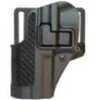 BLACKHAWK! CQC SERPA Holster With Belt and Paddle Attachment Fits HK P30 Left Hand Carbon Fiber 410017BK-L