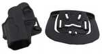 BLACKHAWK Sportster Belt Holster With Loop and Paddle Attachment Fits Glock 17/22 Left Hand Carbon Fiber Finish