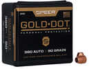 Speer Ammunition Gold Dot .355 Diameter 9MM  90 Grain Hollow Point 100 Count 3992