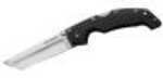 Cold Steel Cs-29AT Voyager Large Tanto 4" Folding Plain AUS 10A Blade Black Griv-Ex W/6061 Aluminum Liners H