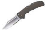 Cold Steel Code-4 Folding Knife AUS 8A/Stainless Half Serrated Blade Clip Point Pocket 3.5" 6061 Aluminum 58TPCH