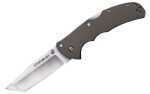 Cold Steel Code-4 Folding Knife AUS 8A/Stainless Plain Tanto Point Pocket Clip 3.5" 6061 Aluminum 58TPT