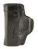 Don Hume H715-M Clip-On Holster Inside the Pant Fits Glock 43 Right Hand Black Leather J169191R