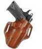 Galco CM266 Combat Master Belt Holster 4.25" Barrel 1911 Commander Saddle Leather Tan