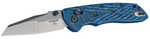 Hogue Deka 3.25 in Mod Wharncliffe Tumb Fin G10 Blue Lava