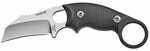 Hogue EX-F03 Fixed Blade Knife 154CM Plain Edge Hawkbill 2.25" Stone Tumbled Finish Black G10 Frame 35329